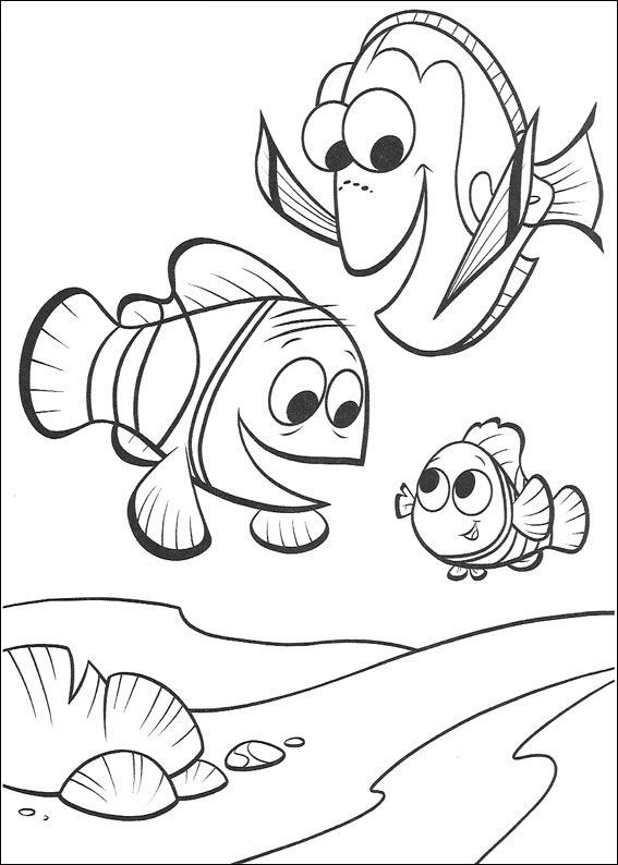 Gdzie jest Nemo kolorowanki